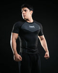 COMPRESSION FIT T-SHIRTS GREY/BLACK (OVERLOAD T1)