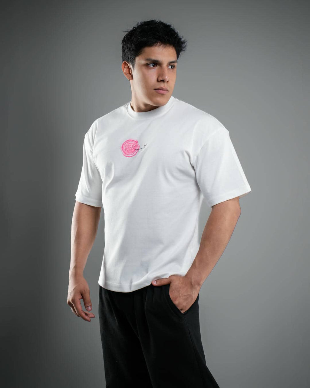 T-SHIRT PINK THUNDER BOXY FIT