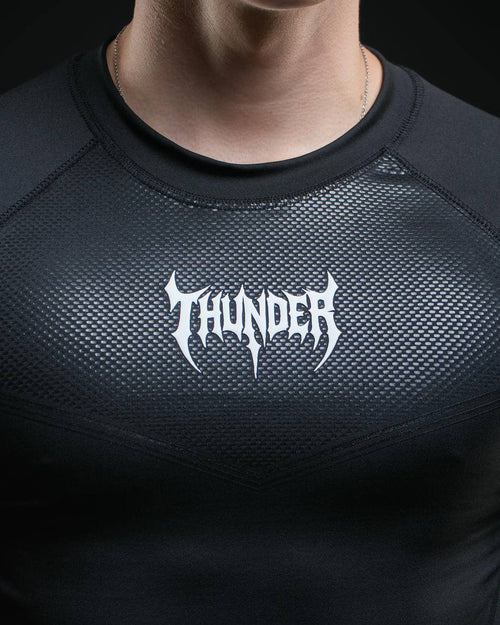 COMPRESSION FIT T-SHIRTS ALL BLACK (OVERLOAD T1)