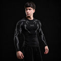 COMPRESSION LONG SLEEVE GREY/BLACK