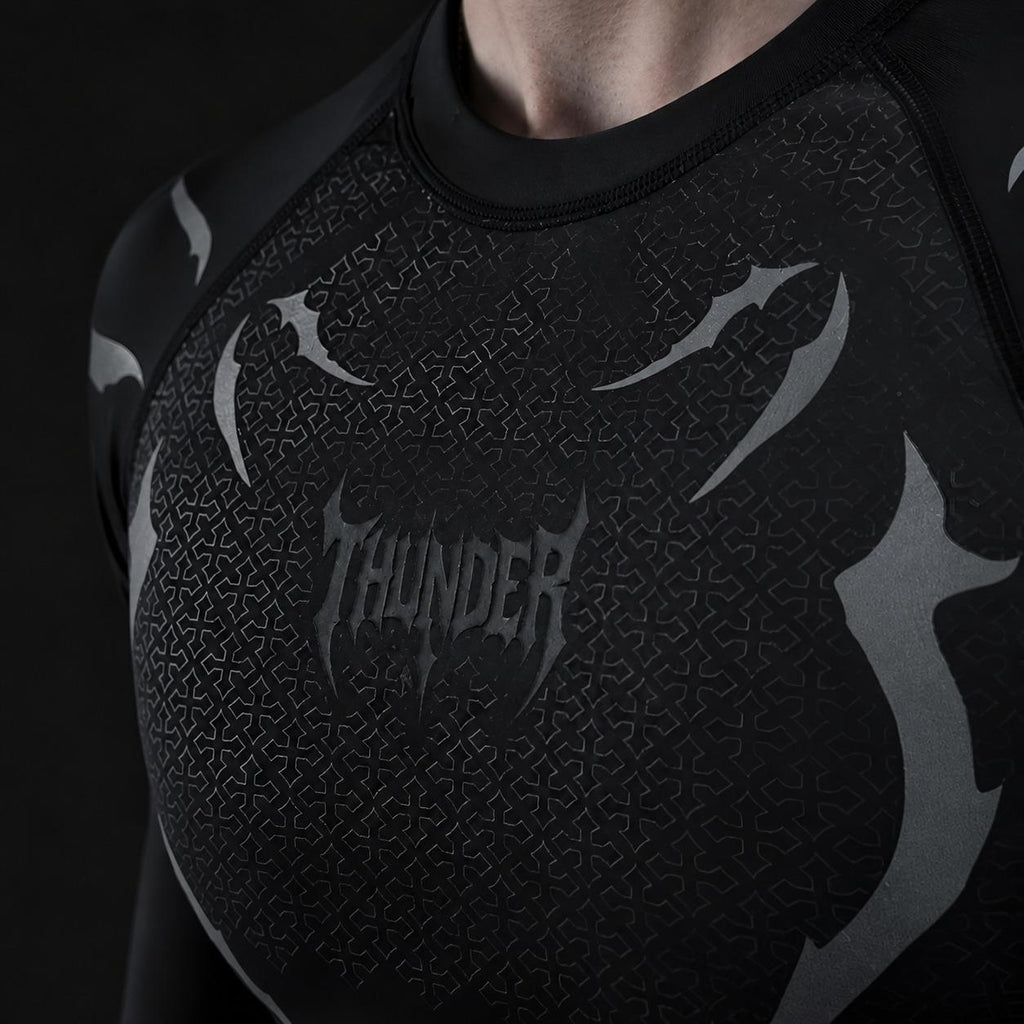 COMPRESSION LONG SLEEVE GREY/BLACK